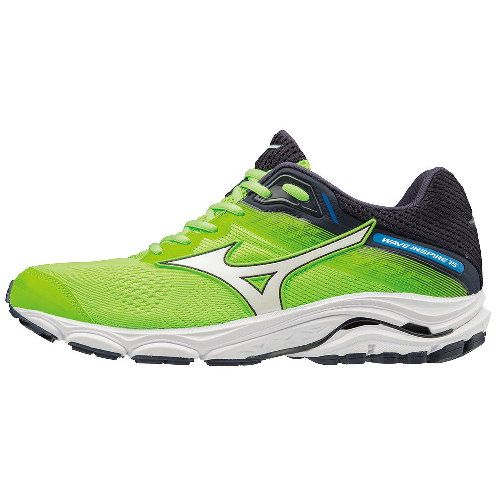 Zapatillas Running Mizuno WAVE INSPIRE 15 Hombre Verde/Gris Oscuro Ofertas UEXS-67019